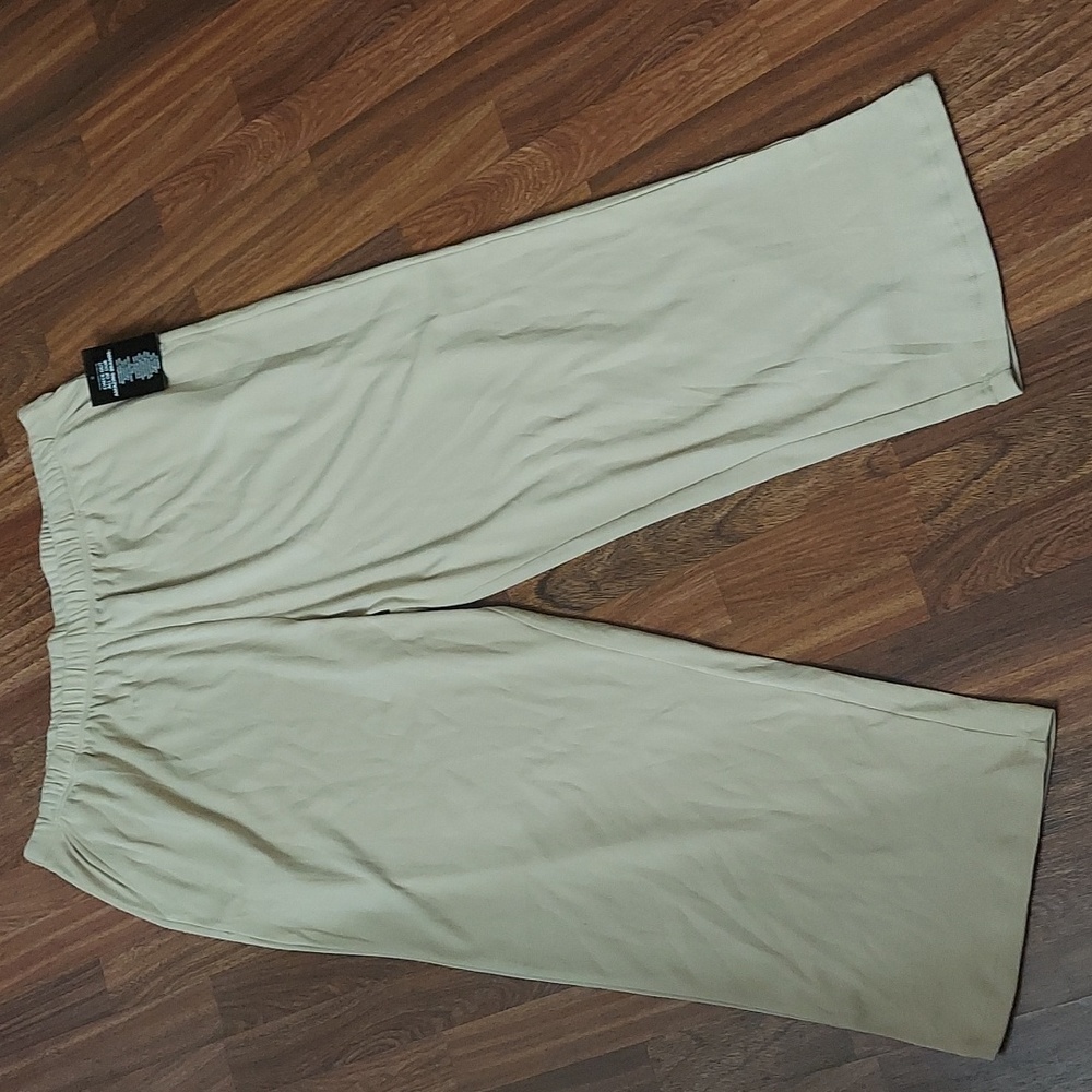 Woman Within Tan Pull On Pants